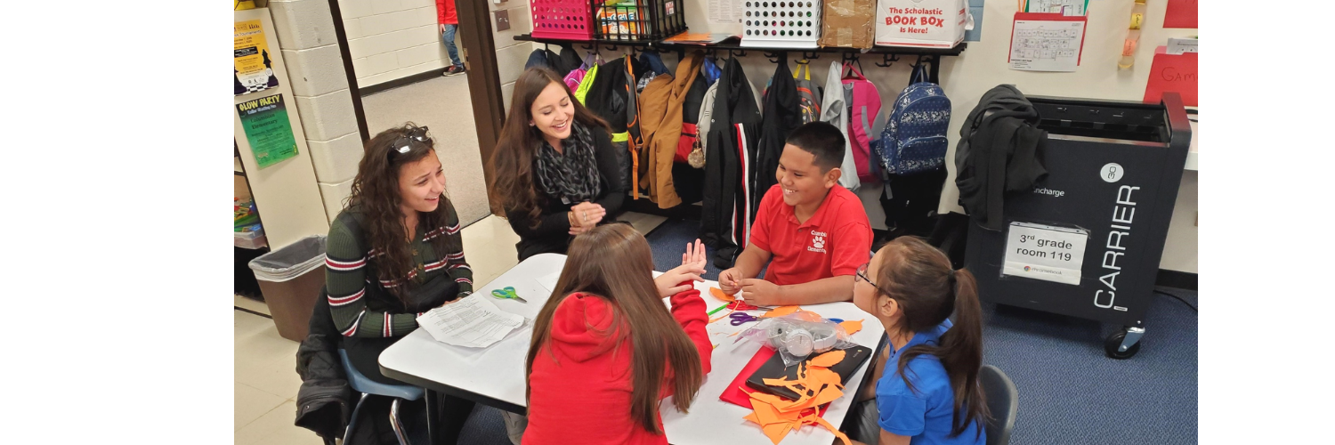 Younger students in a Little UpLift program moment